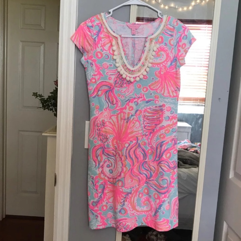EUC Lilly Pulitzer Harper Dress Too Much Bubbly 🌸 - Picture 2 of 4